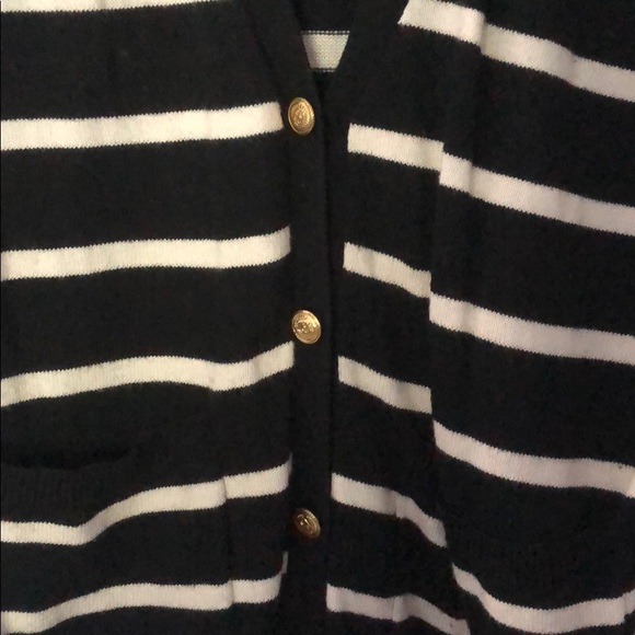 Forever 21 black and white striped cardigan - Picture 2 of 3